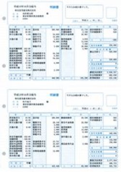 画像1: 給与明細書ページプリンタ用紙 　500枚入