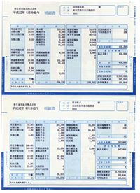 給与明細書ページプリンタ用紙封筒式 250枚入