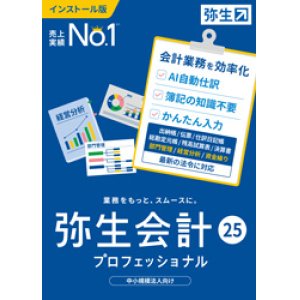 画像: 弥生会計25プロフェッショナル（新製品）【送料無料】