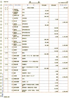 画像1: 元帳2行明細用紙（ページプリンタ/インクジェットプリンタ兼用）500枚入